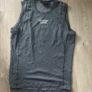 Pas Normal Studios Men’s Charcoal Gray Sleeveless Tee